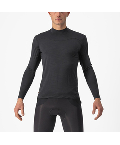 Bluza de corp cu maneca lunga Castelli Bandito Wool LS, Negru, M