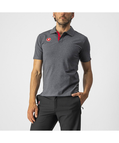 Tricou polo Castelli Race Day Polo Gri L