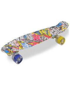 Skateboard 22`` Hipster Led - Multicolor