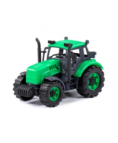 Tractor de jucarie cu frictiune Polesie Progress 91222, Verde