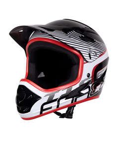 Casca Force Tiger Downhill Black/Red/White S-M (57-58 cm)