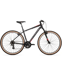 Bicicleta Rock Machine Crossride 100 29 Matte Black/Dark Grey/Brick Red 18.0 - (M)