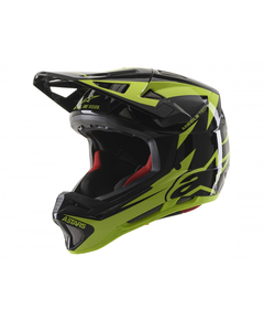 Casca Alpinestars Missile tech Airlift Black/yellow Fluo S (55-56 cm)