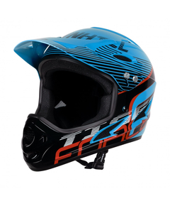 Casca Force Tiger Downhill Black/Blue/Red S-M (57-58 cm)