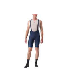 Pantaloni scurti cu bretele Castelli Free Aero RC Kit Bleumarin/Alb XXL