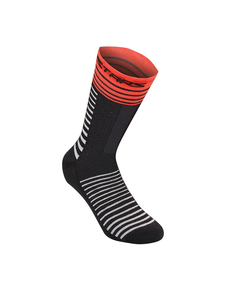 Sosete Alpinestars Drop Socks 19 Black Bright red L