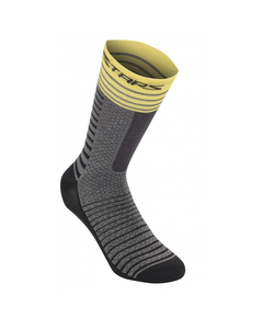 Sosete Alpinestars Drop Socks 19 Mid Gray/Yellow M