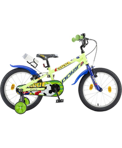 Bicicleta Copii Polar 2024 Football - 18 Inch, Verde-Albastru