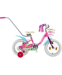 Bicicleta Copii Polar 2024 Unicorn baby - 14 Inch, Albastru-Roz