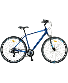 Bicicleta Trekking Polar Helix 2023 - 28 Inch, XL, Albastru, Marime produs: XL