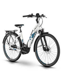 Bicicleta Electrica Oras Raymon CityRay E 7.0 CB - 26 Inch, M, Alb, Marime produs: M, Dimensiune roata produs: 26 inch
