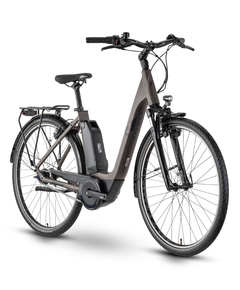 Bicicleta Electrica Oras Raymon CityRay E 2.0 FW 400 - 26 Inch, M, Maro, Marime produs: M, Dimensiune roata produs: 26 inch