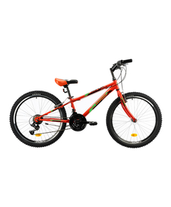 Bicicleta Copii Dhs 2421 Cedric - 24 Inch, Rosu, Culoare produs: Rosu