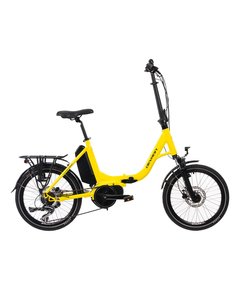 Bicicleta Electrica Pliabila Devron 20126 - 20 Inch, M, Galben