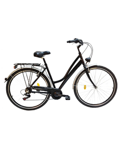 Bicicleta Oras Dhs City 28001 - 28 Inch, L, Negru, Culoare produs: Negru