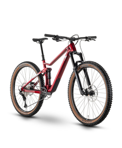 Bicicleta Full Suspension Raymon FullRay 150 9.0 - 29 Inch, L, Rosu-Alb