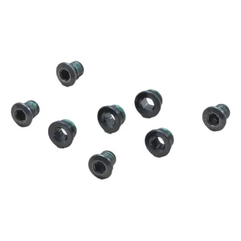 Chain Ring Bolt Kit - Aluminum, Black