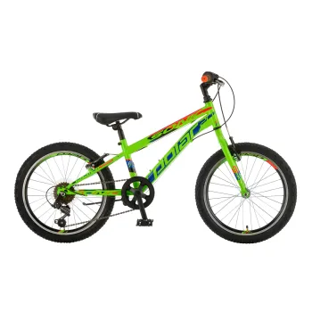 Bicicleta Copii Polar Sonic - 20 Inch, Verde-Portocaliu