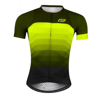 Tricou Force F Ascent verde/fluo L