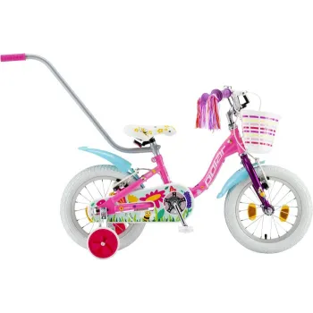 Bicicleta Copii Polar 2024 Summer - 14 Inch, Roz-Albastru