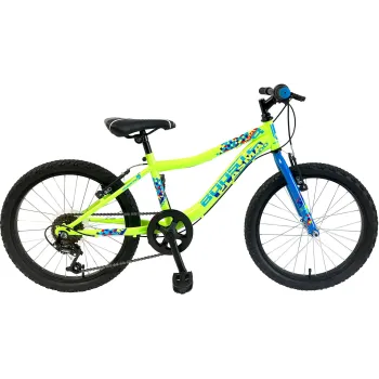 Bicicleta Copii Booster Plasma - 20 Inch, Galben-Albastru