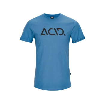 TRICOU ACID ORGANIC T-SHIRT CLASSIC LOGO BLUE S