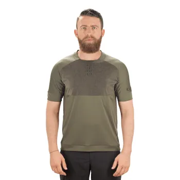 TRICOU CICLISM CUBE AM ROUND-NECK OLIVE  XXL