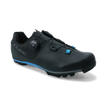 PANTOFI CICLISM CUBE SHOES MTB PEAK PRO BLACK BLUE 38