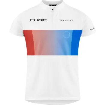 TRICOU CUBE TEAMLINE  ROOKIE S/S WHITE/BLUE/RED XL