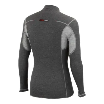 Bluza de corp cu maneca lunga Castelli Flanders Warm LS, Gri, S