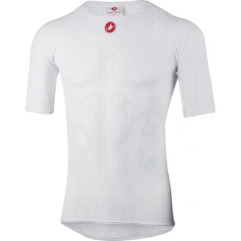Bluza de corp perforata Castelli Core Mesh SS, Alb, S/M