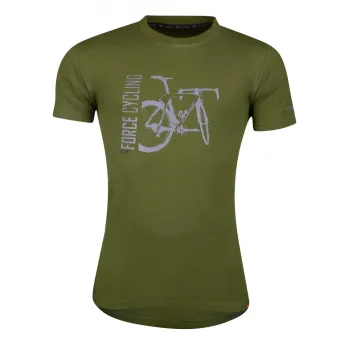 Tricou FORCE FLOW maneci scurte verde XL