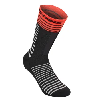 Sosete Alpinestars Drop Socks 19 Black Bright red L