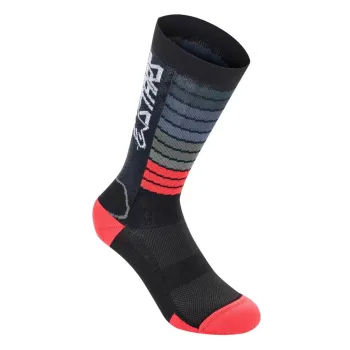 Sosete Alpinestars Drop Socks 22 Black/Bright Red L