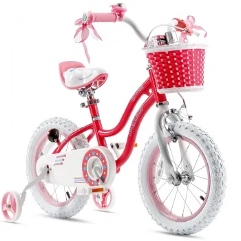 Bicicleta Copii RoyalBaby Star Girl 12 - 12 Inch, Roz