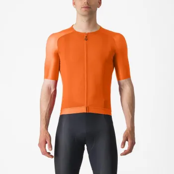 Tricou cu maneca scurta Castelli Aero Race 7.0 Portocaliu XS