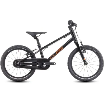 BICICLETA COPII CUBE NUMOVE 160 NEGRU/PORTOCALIU 16INCH