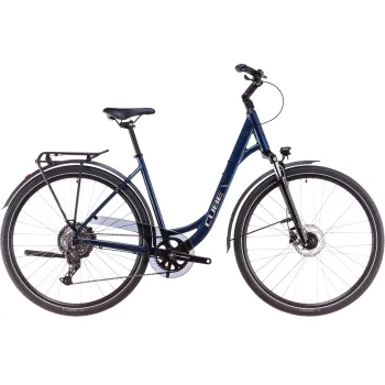 BICICLETA CUBE TOURING ONE EASY ENTRY DEEPSEA BLACKCHROME 2025 53 cm