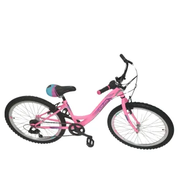 Bicicleta Copii DHS Modesty - 24 Inch, Roz