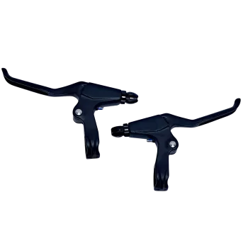 Manetă frana Stanga-Dreapta, set, aluminiu, negru