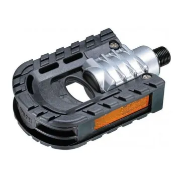 Pedale pliabile Marwi SP-151 aluminiu cu plastic, negru-argintiu