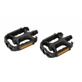 Pedale MTB VP 895, corp polipropilena, ax otel bor 9/16, 105 × 85 mm, negre