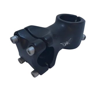 Pipa ghidon 1 1/8, Logo Rex, prindere 25,4mm, lungime 60mm, negru