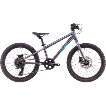 Bicicleta Copii Cube Acid 200 Disc Galactic Cyan 2026 - 20 inch, Violet-Albastru