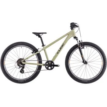 Bicicleta Copii Cube Acid 240 Lightolive Orange 2026 - 24 inch, Verde-Portocaliu