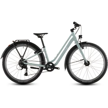 Bicicleta Copii Cube Aruba 240 Aloegreen White 2026 - 24 inch, Verde-Alb