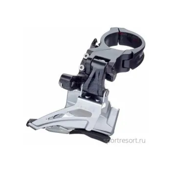 Schimbator fata 2 foi 10 viteze Shimano Deore FD M618 H, colier 34,9 mm, negru