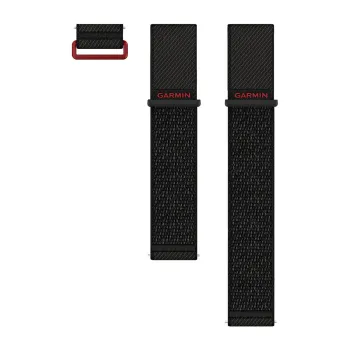 Garmin Curele cu eliberare rapidă (Quick Release 24 mm) | Nailon ComfortFit negru