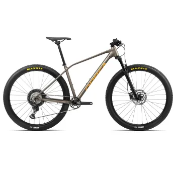 Bicicletă MTB XC hardtail Orbea ALMA H30 - Taupe Brown (Matt) | Mango (Gloss)
