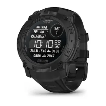 Garmin INSTINCT 3 - 50 mm SOLAR Tactical - negru - smartwatch robust cu GPS